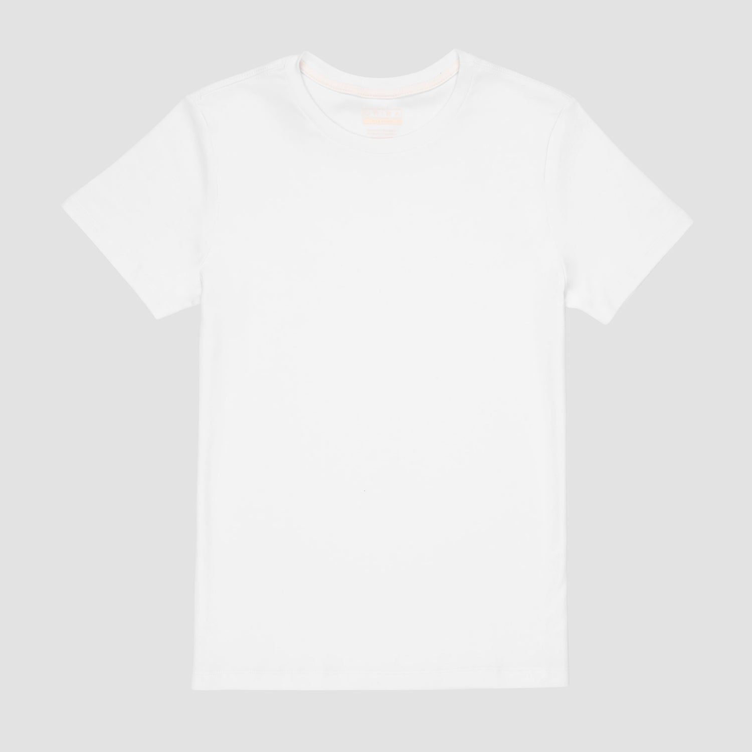 ORIBA | Camiseta Malha Dupla Gola C Branca Still